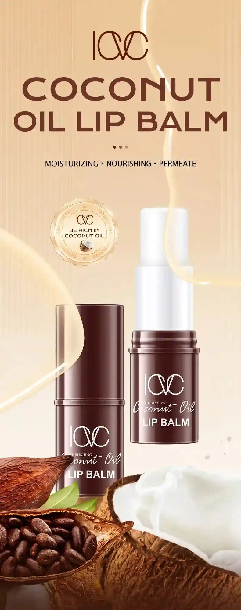 Dark Lip Lightening Balm - Exfoliating Nourishing Lip Treatment Lip Care Tidesmit