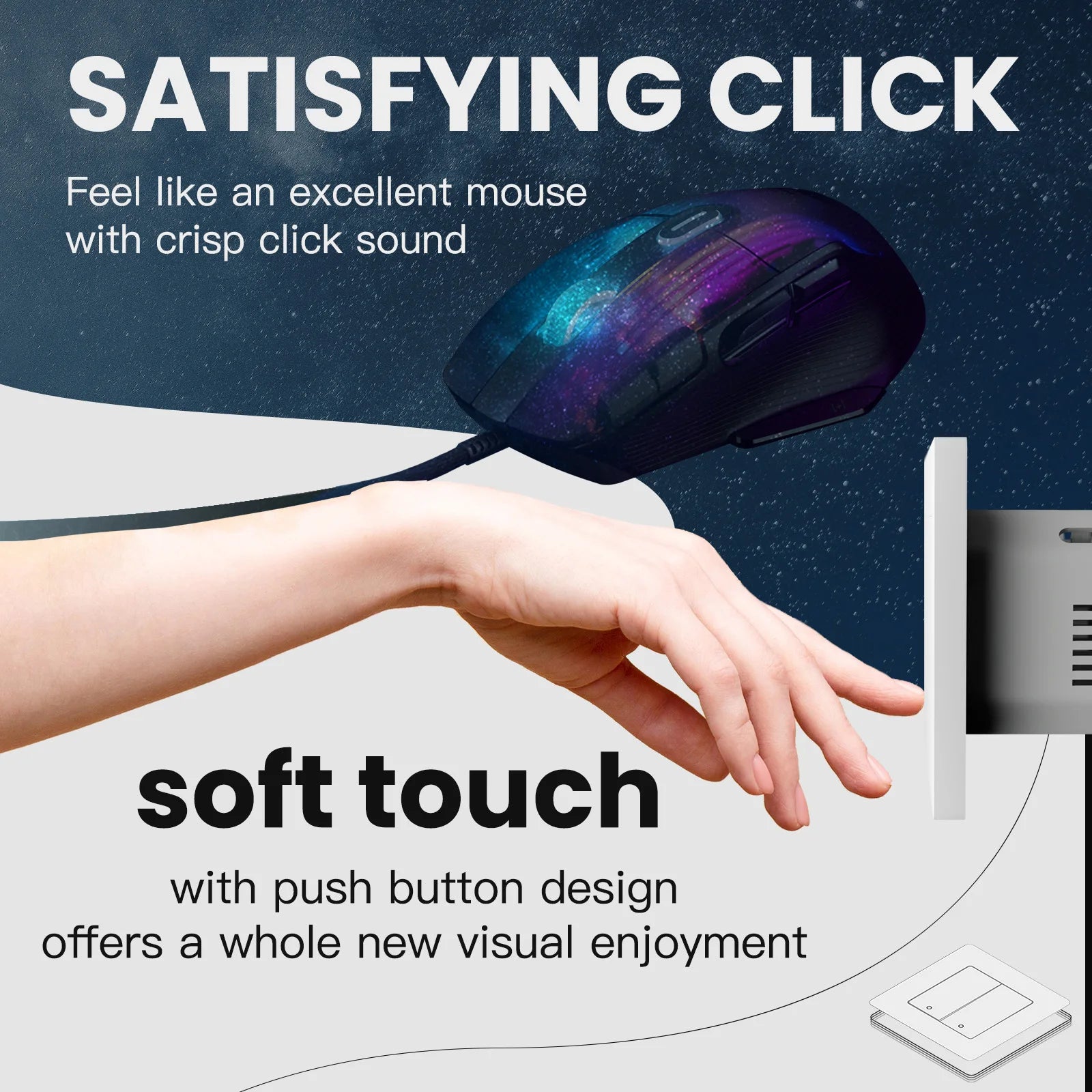 MOES New Star Ring Tuya Smart ZigBee3.0 Push Button Switch/Scene Switch Smart Life APP Remote Control Work with Alexa Google