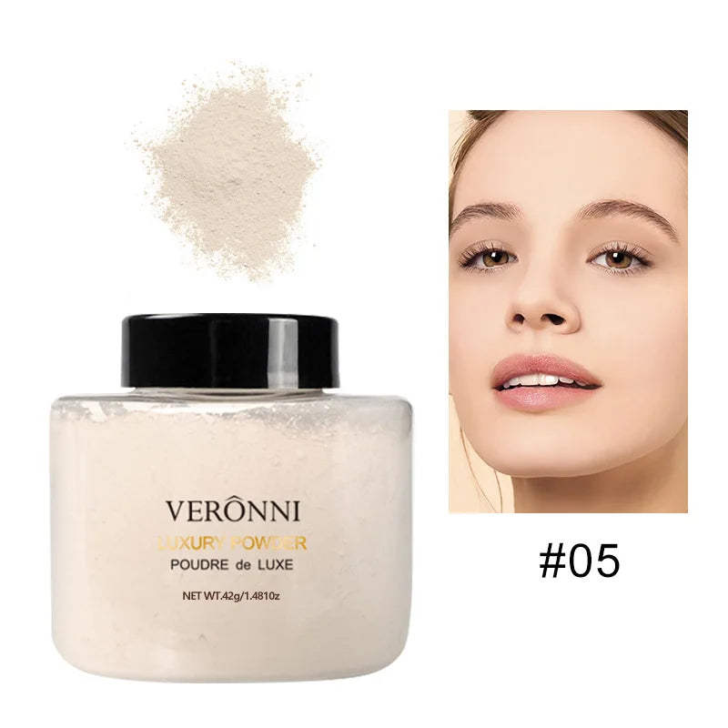 Tidesmit Banana Luxury Powder loose setting powder for oil control and face makeup finish detail view