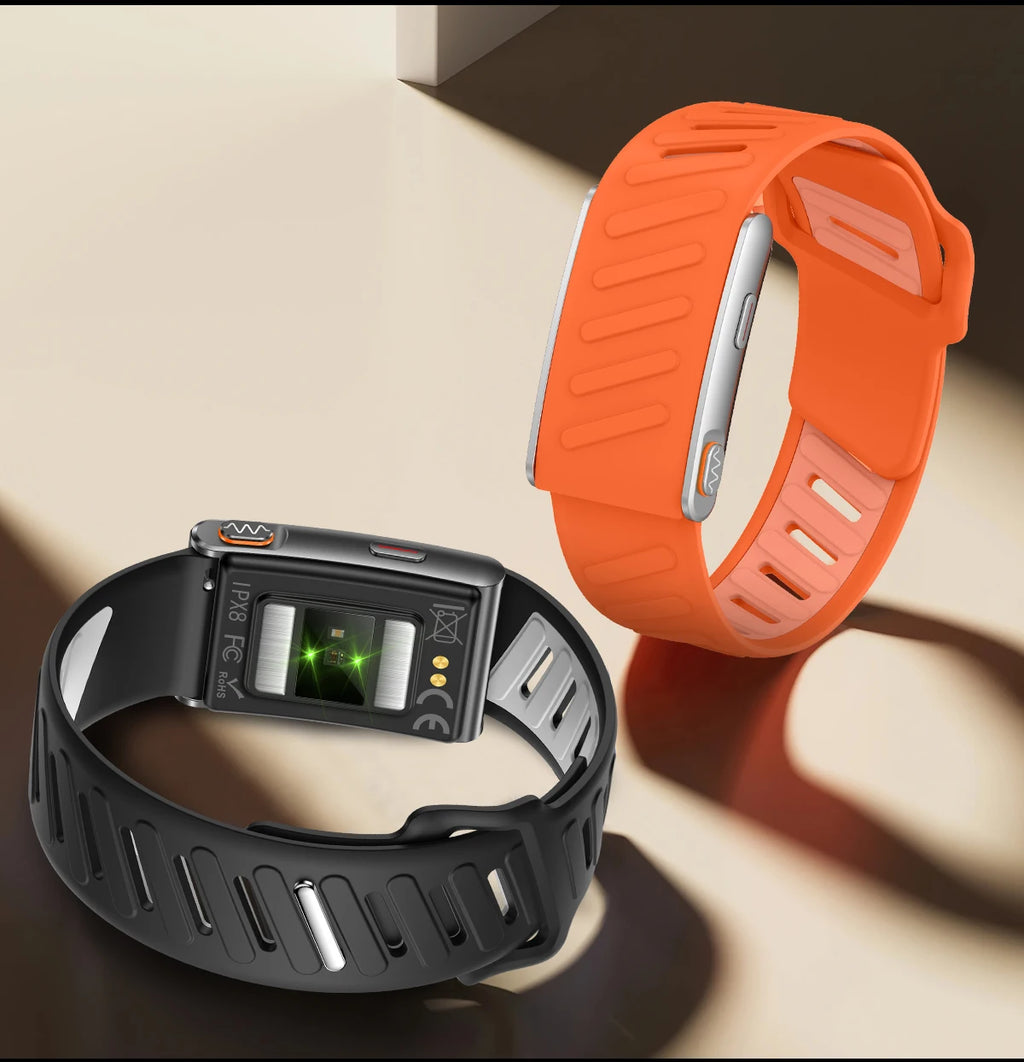 2026New Sport Fitness Tracker Smart Band Blood Oxygen Pressure Uric Acid Blood Lipid ECG Waterproof Smart Bracelet For Men Women