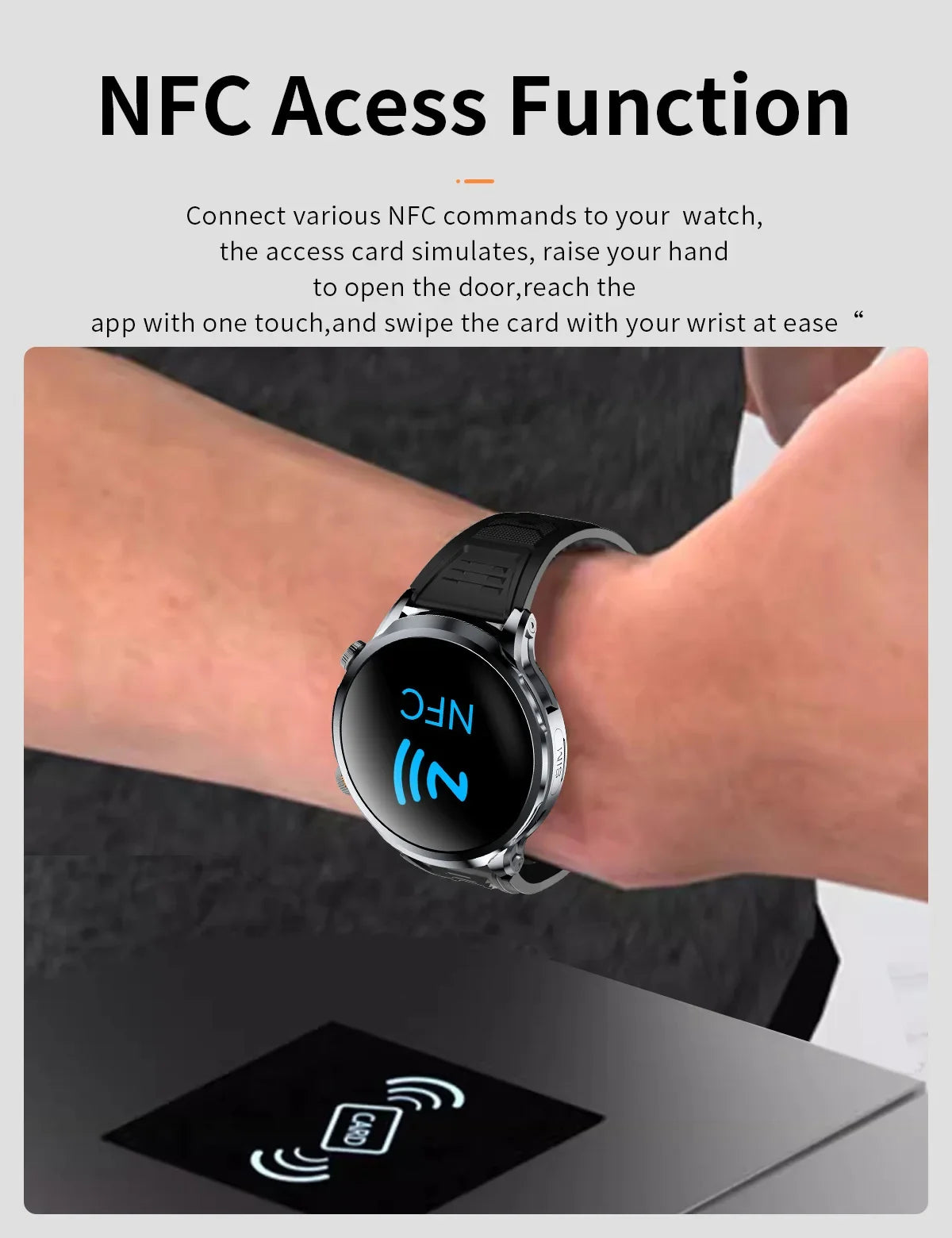 Smart Watch With 1.95 inch IPS 1100mah Battery 128GB ROM 500W Camera GPS WIFI Heart Rate APP Download Smartwatch Android 9.0