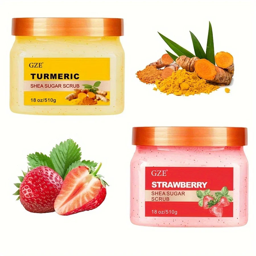 Shea Sugar Body Scrub | Salon-Quality Exfoliating Polish by Tidesmit Scrubs Treatments Tidesmit