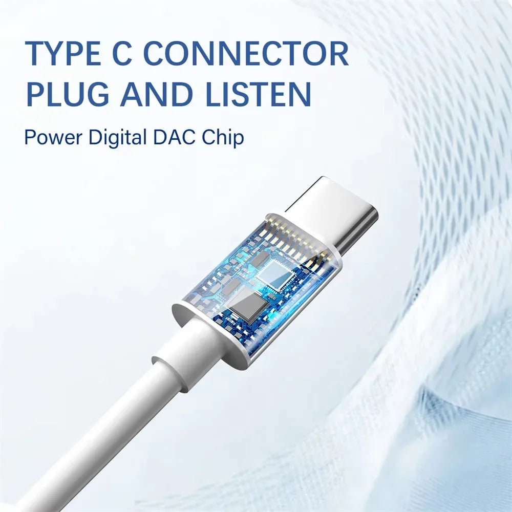 Tidesmit USB-C Wired Earphones for Xiaomi with Mic & Volume Control Tidesmit