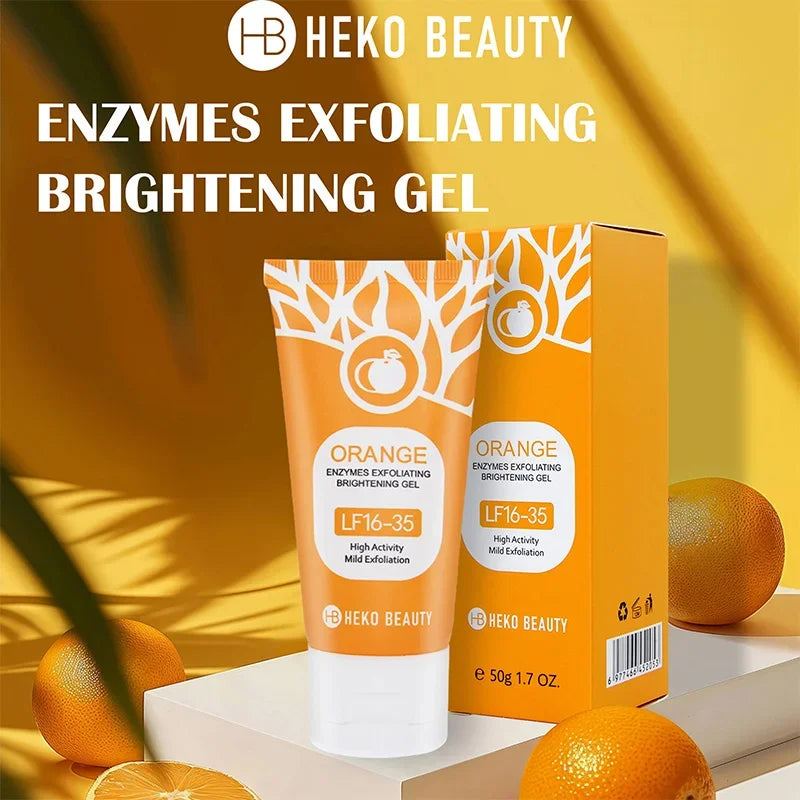 Orange Exfoliating Gel 100g | Deep Pore Cleanser & Skin Brightening Scrubs Treatments Tidesmit
