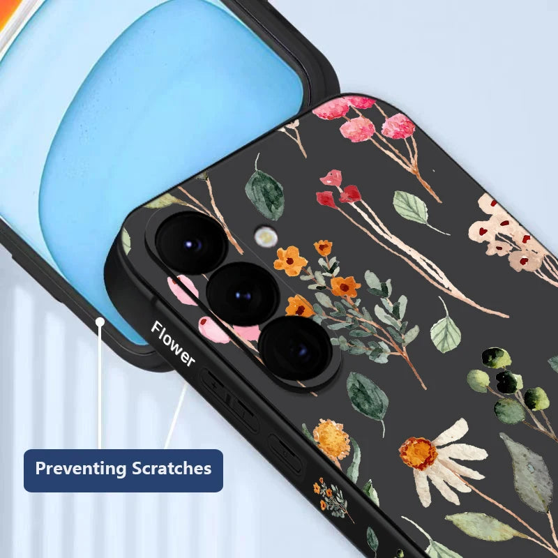 Floral Samsung Galaxy S25 Ultra Case | Slim Shock-Absorbing Cover Tidesmit