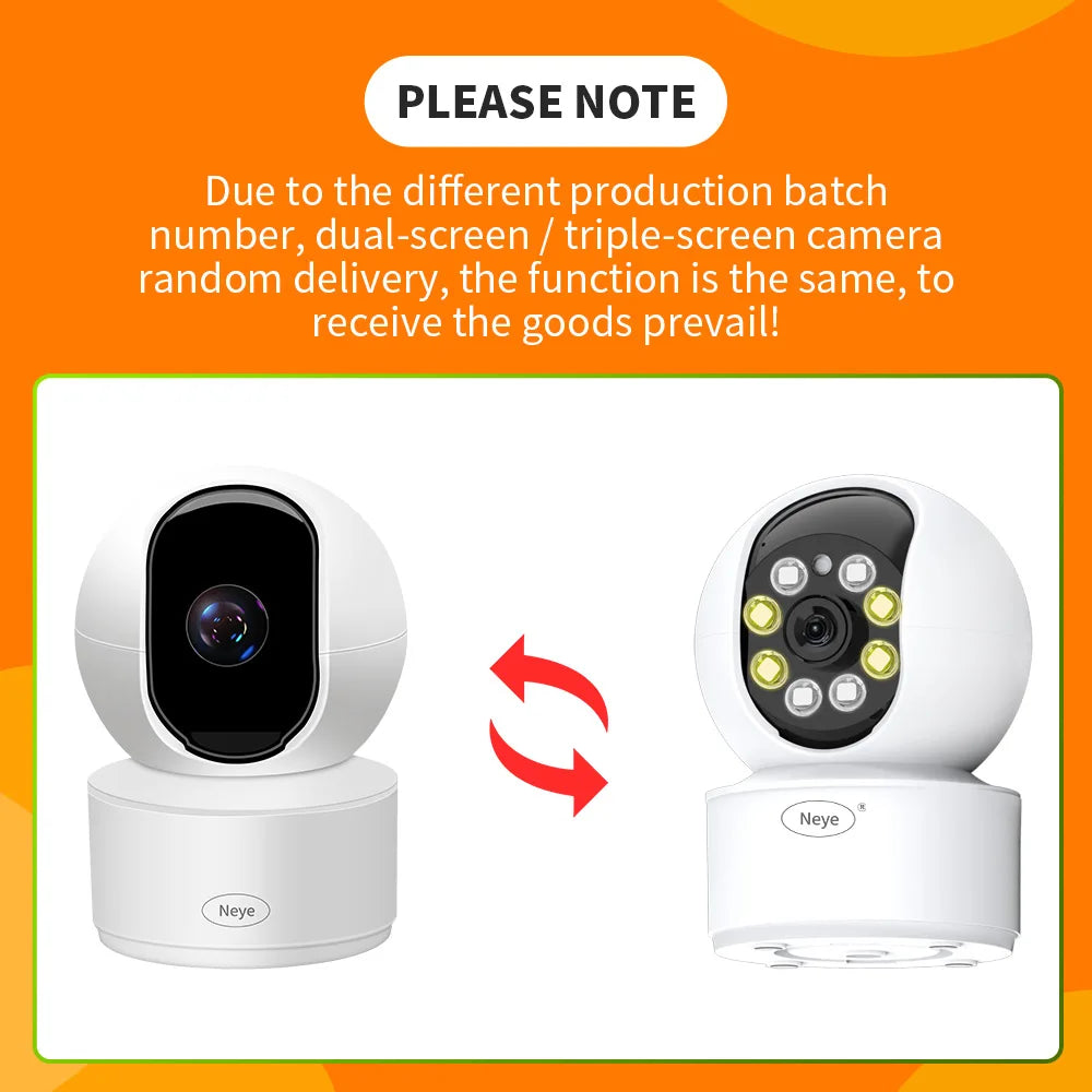 Neye S5 WiFi Smart Camera 8MP 4K Indoor Baby Monitor 360 ° Pan Tilt Automatic Tracking Camera CCTV Bidirectional Audio Camera
