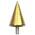1PCS 4mm-52mm Tungsten Carbide Step Drill Bit Titanium Coated for Metal Steel Wood Multi-Size Hole Hi-Speed CNC Tools with Case