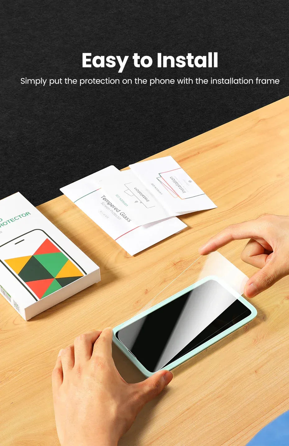 iPhone 14 Pro Max Screen Protector - 9H Tempered Glass 2 Pack by Tidesmit Tidesmit