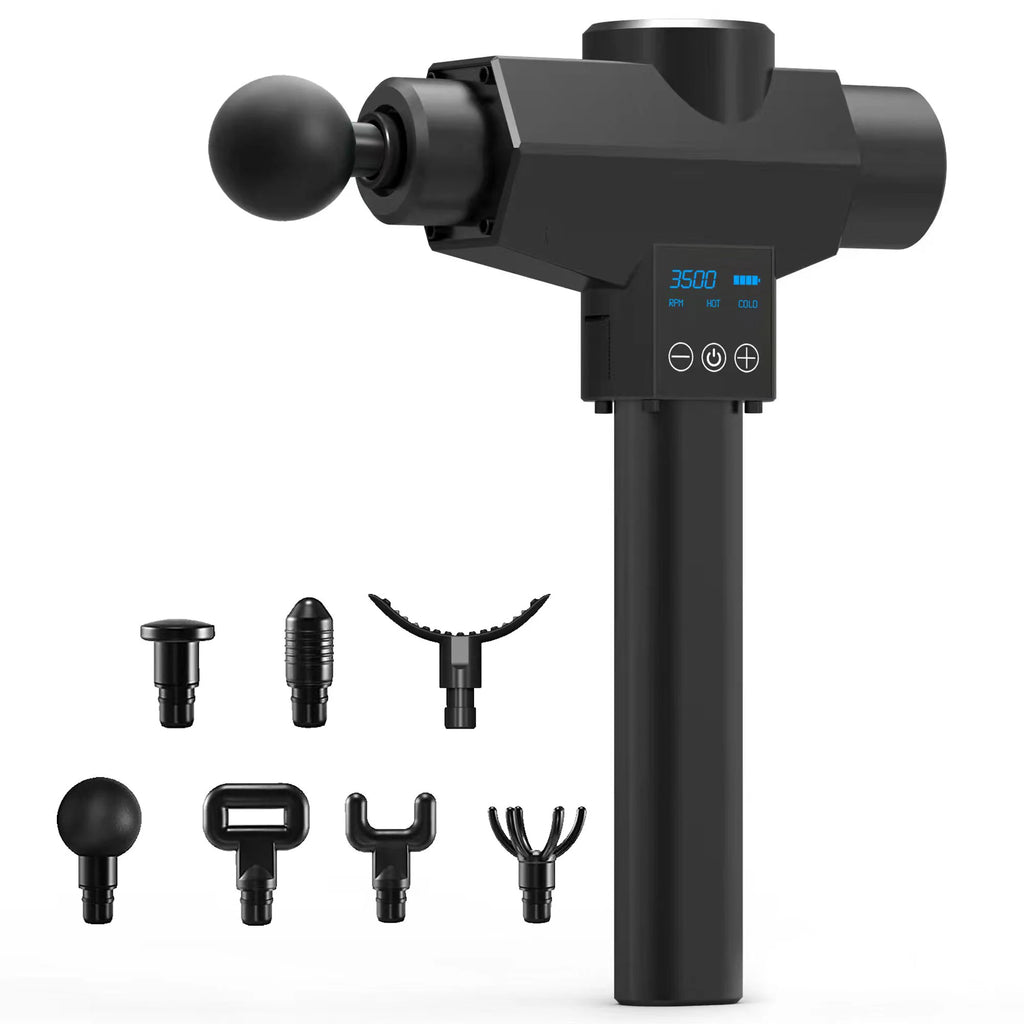 Deep Tissue Massage Gun - 16mm Amplitude Percussive Therapy Device Fascia Gun Default Title Tidesmit