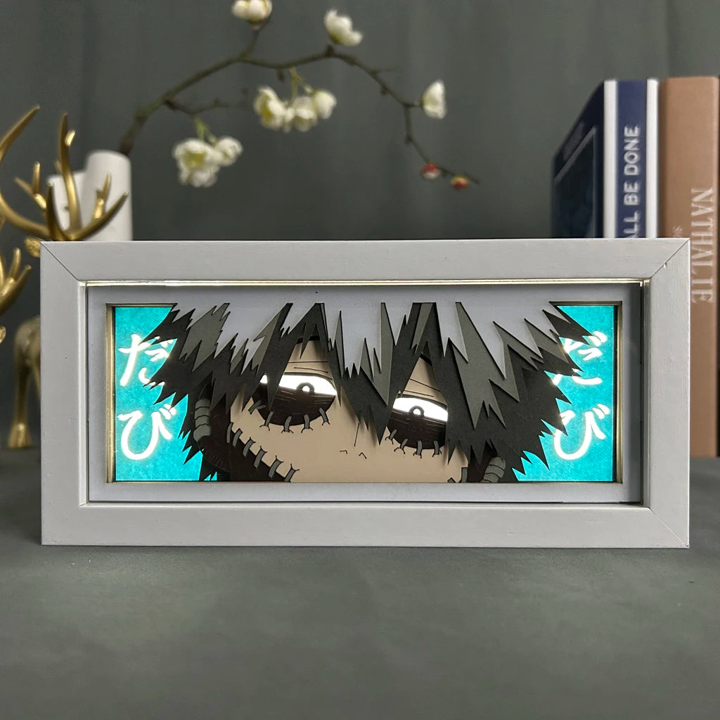 Anime LED Light Box – 3D Paper Cut Night Lamp with Remote Control ZDD-10 Tidesmit