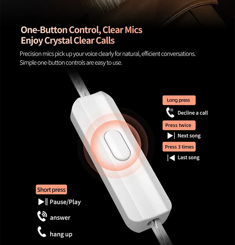 KZ EDX Pro 2 Hi-Fi Wired Earphones Dynamic Dual Drivers | Tidesmit Tidesmit