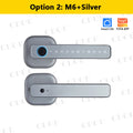 Fingerprint Door Lock: Tuya Bluetooth Smart Entry - M6 Series 3790-M6-Silver Tidesmit