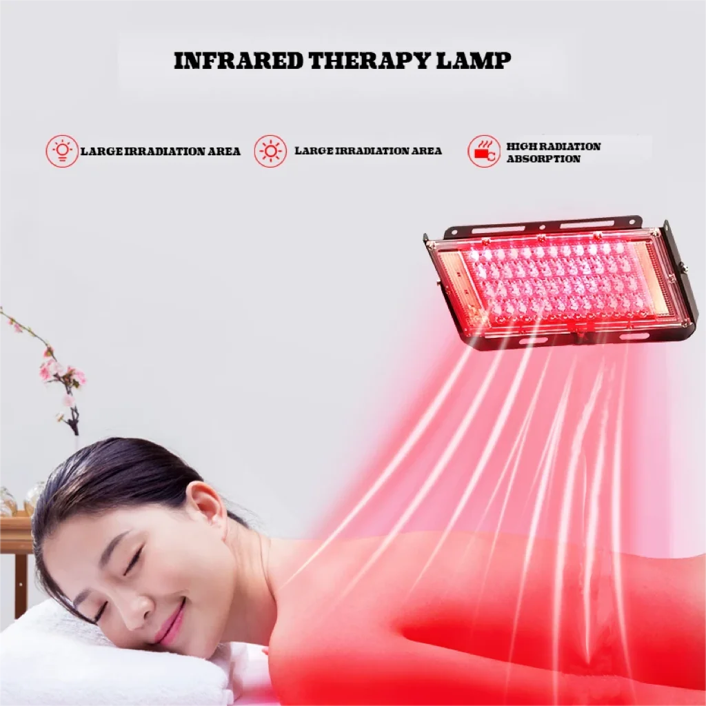 660nm&850nmRed Light Therapy Lamp LED Infrared Light Therapy Near Infrared Light Device Full Body Pain Relief Skin Care Device