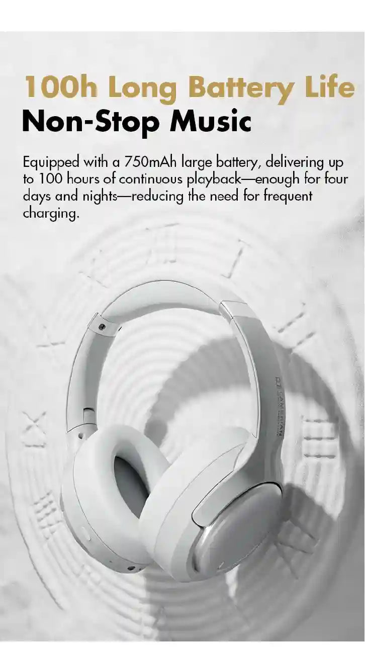 Wireless Active Noise Cancellation Headphones Over-Ear - Tidesmit Tidesmit