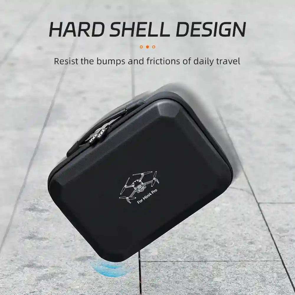 DJI Mini 4 Pro Hard EVA Carrying Case - Waterproof Travel Protection Tidesmit