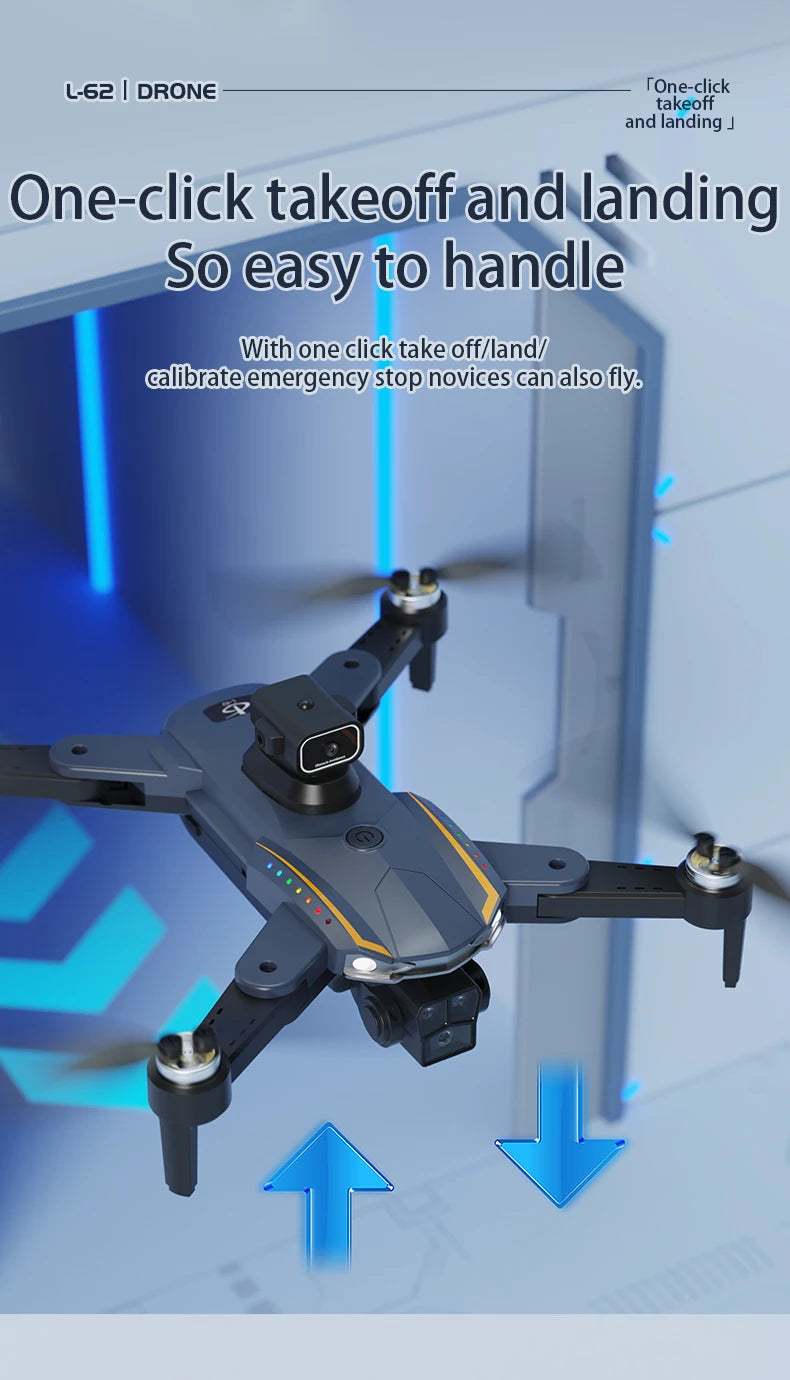 Tidesmit GPS Camera Drone with Obstacle Avoidance and Dual 6K Lens Tidesmit