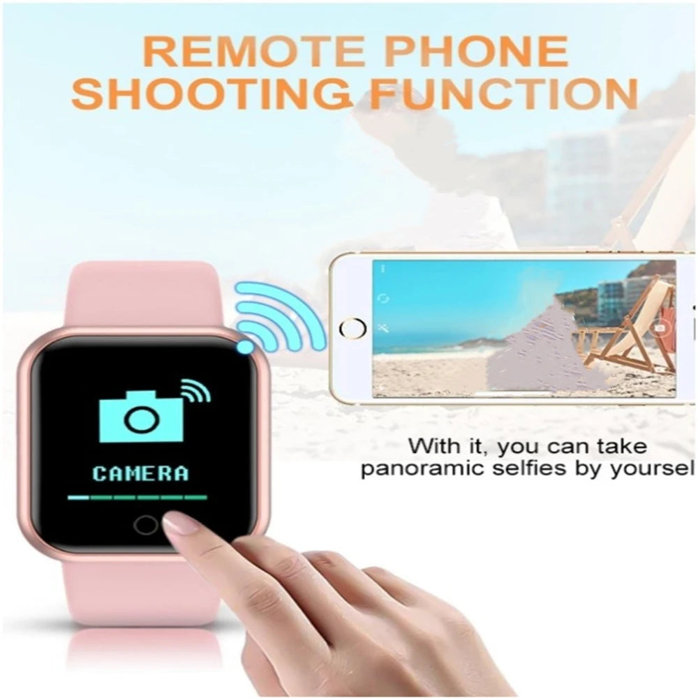 Smartwatch Men Women Kids Watch Electronic Smart Watches D20 Y68 Clock Fitness Monitor Birthday Gift For IOS Android Bracelet