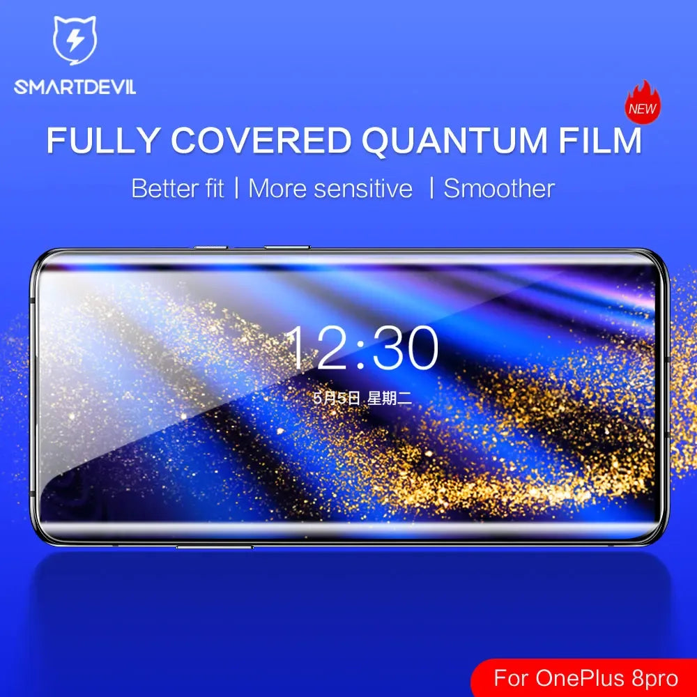 OnePlus 13 Screen Protector - HD Hydrogel Anti-Scratch Film (2 Pack) Tidesmit
