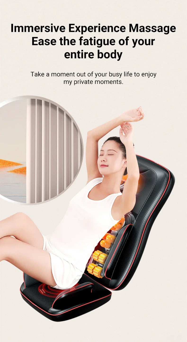Electric Massage Pillow for Muscle Relief with Heat Therapy - QWW728 Massage Chairs Tidesmit