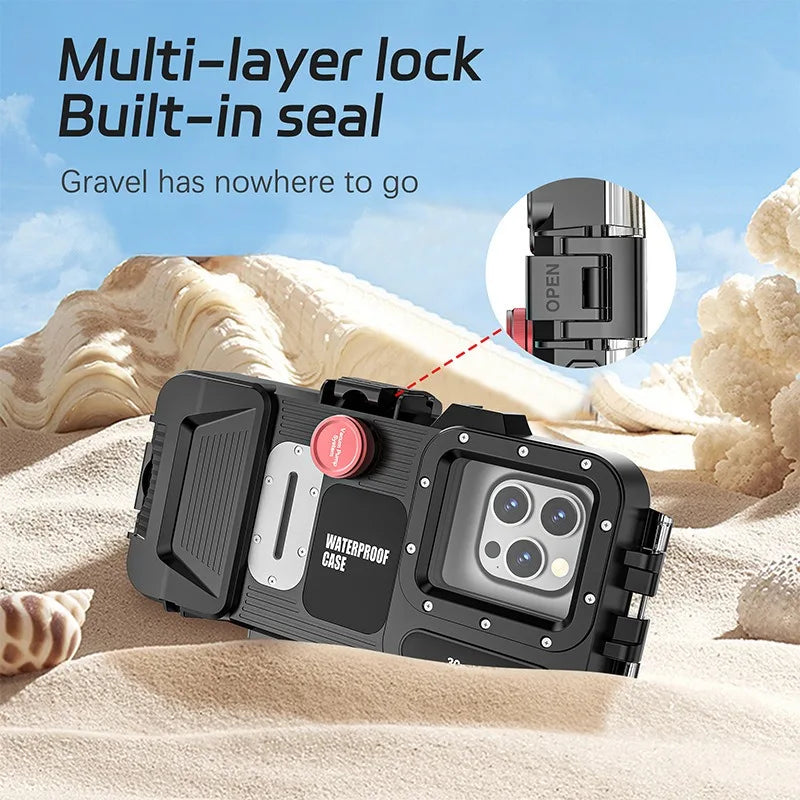 Waterproof Phone Case for iPhone & Samsung - 30m Diving Cover Tidesmit