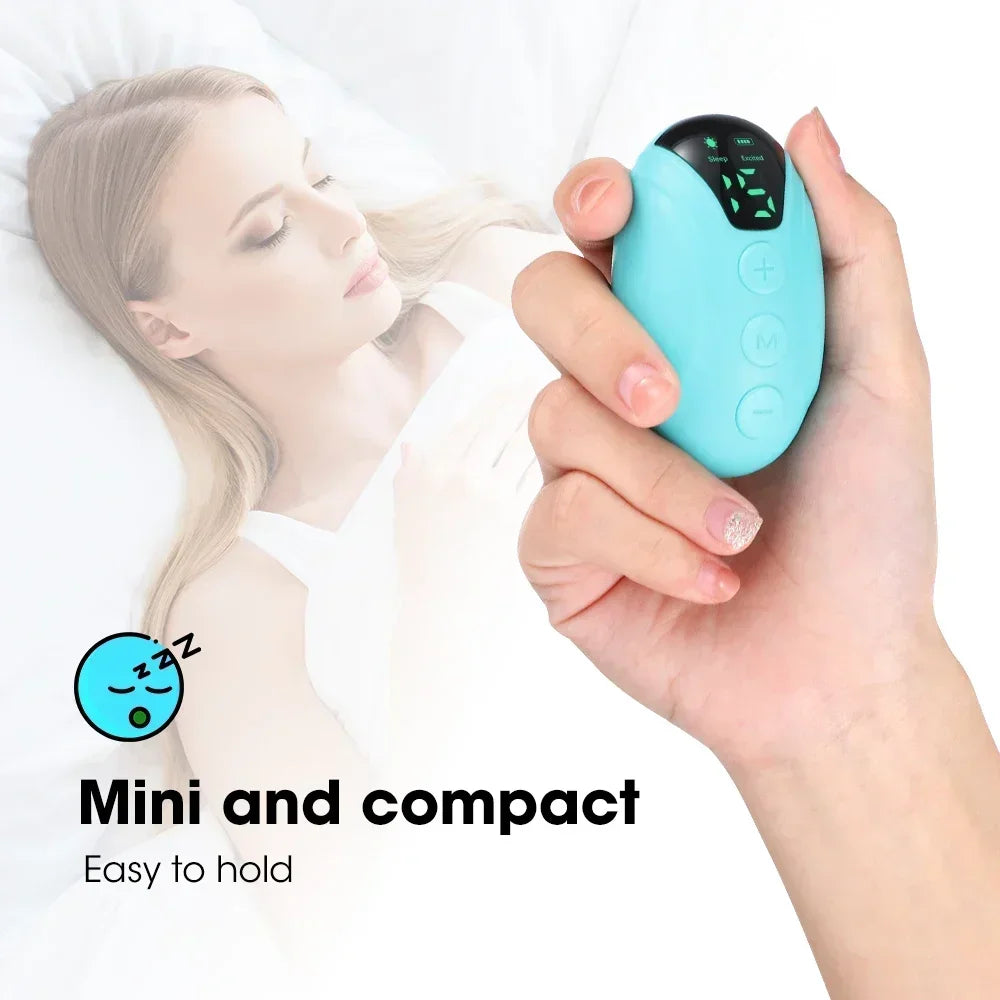 Microcurrent Sleep Aid Device | Portable Wellness Tool for Stress Relief Relaxation Treatment Tidesmit