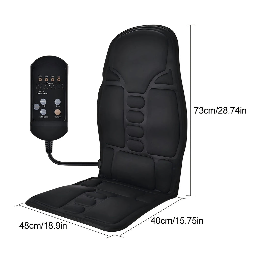 Massage Seat Cushion with Heat for Deep Tissue Muscle Relief - Tidesmit Massage Cushion Tidesmit