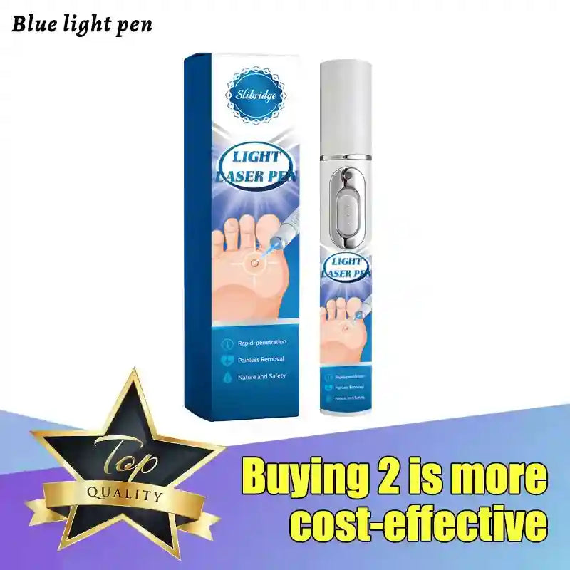Blue Light Wart Removal Pen | Targeted Skin Care Device | Tidesmit Lip Care Pack of 1 Tidesmit