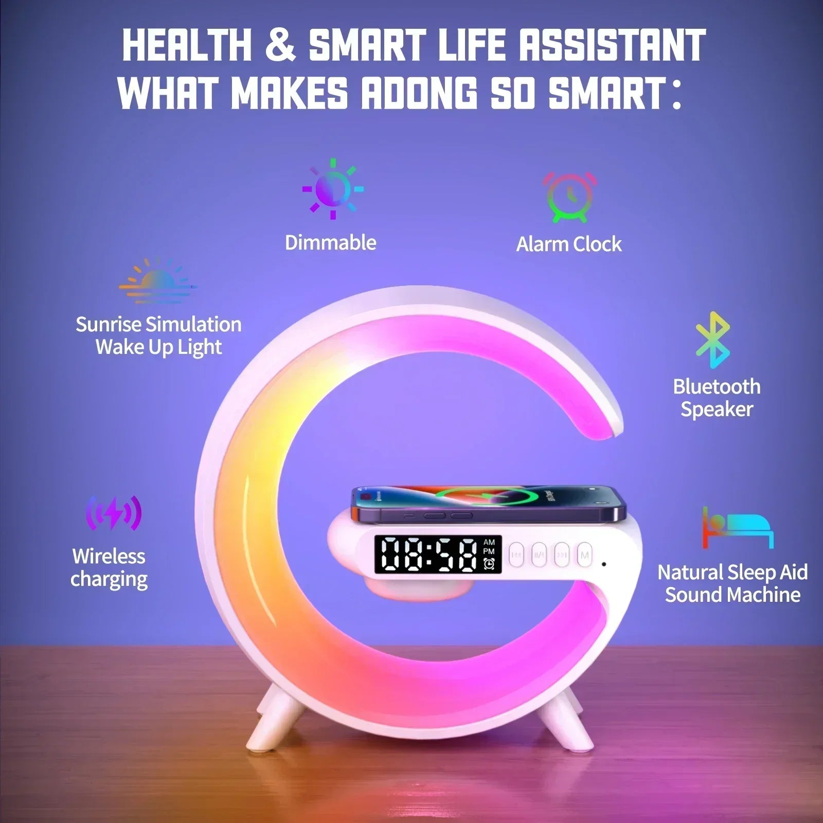 Wireless Bluetooth Speaker and Charging Station | Tidesmit Tech Tidesmit
