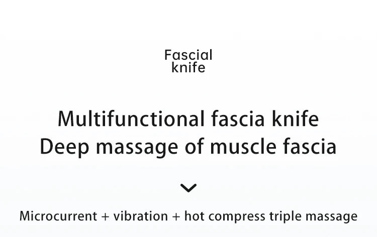 Fascia Muscle Massager: Heated Vibration Tool for Deep Tissue Relief Fascia Gun Tidesmit