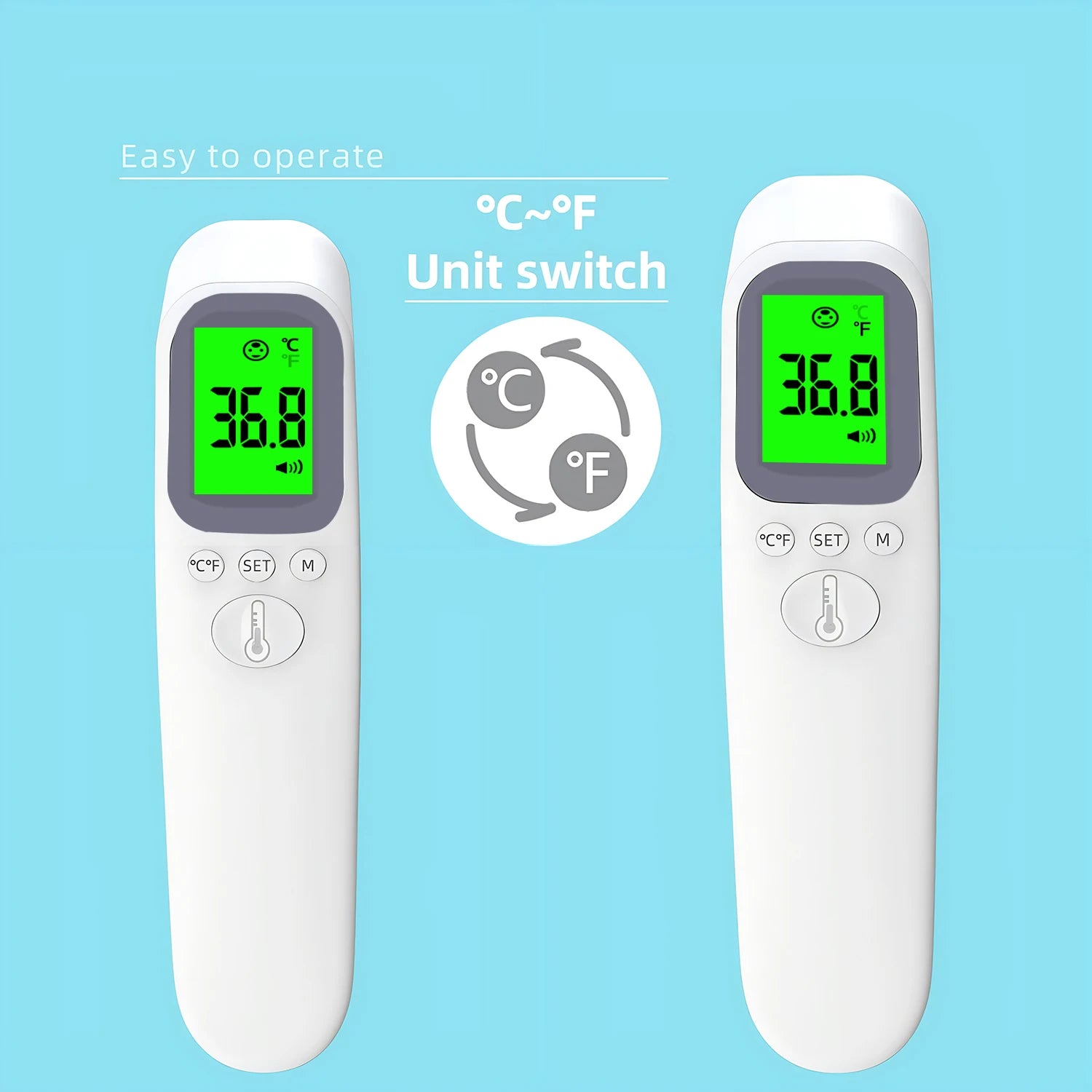 Medical Temperature Infrared Thermometer Forehead Digital Non-contact Thermomete LED Display Fever Measure Tool For Baby Adult
