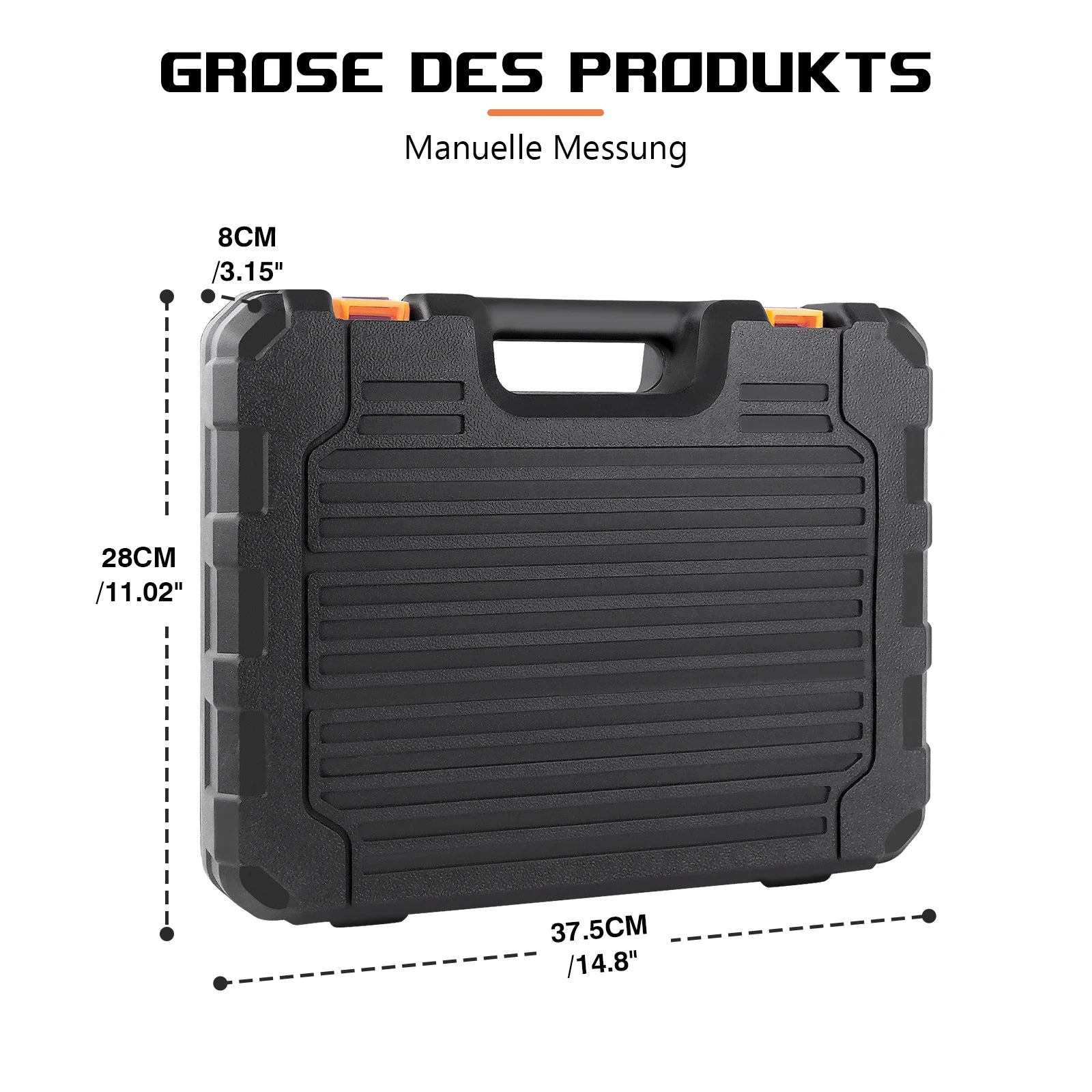 Tool Box 102-Piece Professional Tool Set, Filled Tool Box, Complete Tool Box with Tools Screwdriver Set, Universal Household