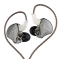 Wired In-Ear Monitors Dynamic Driver Detachable Cable by Tidesmit Black NO MIC Tidesmit