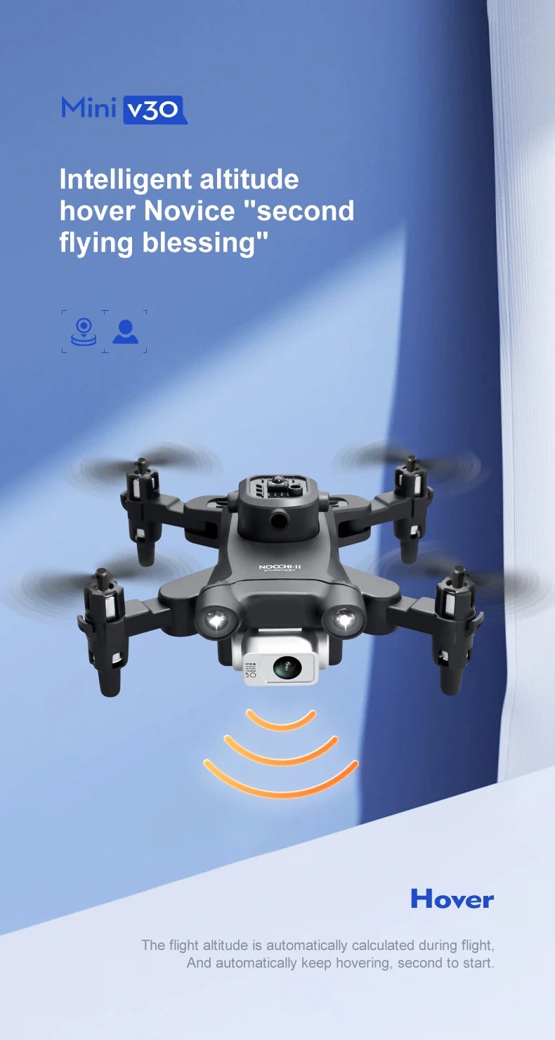 Mini 4K Camera Drone With Obstacle Avoidance - Foldable & Compact Tidesmit