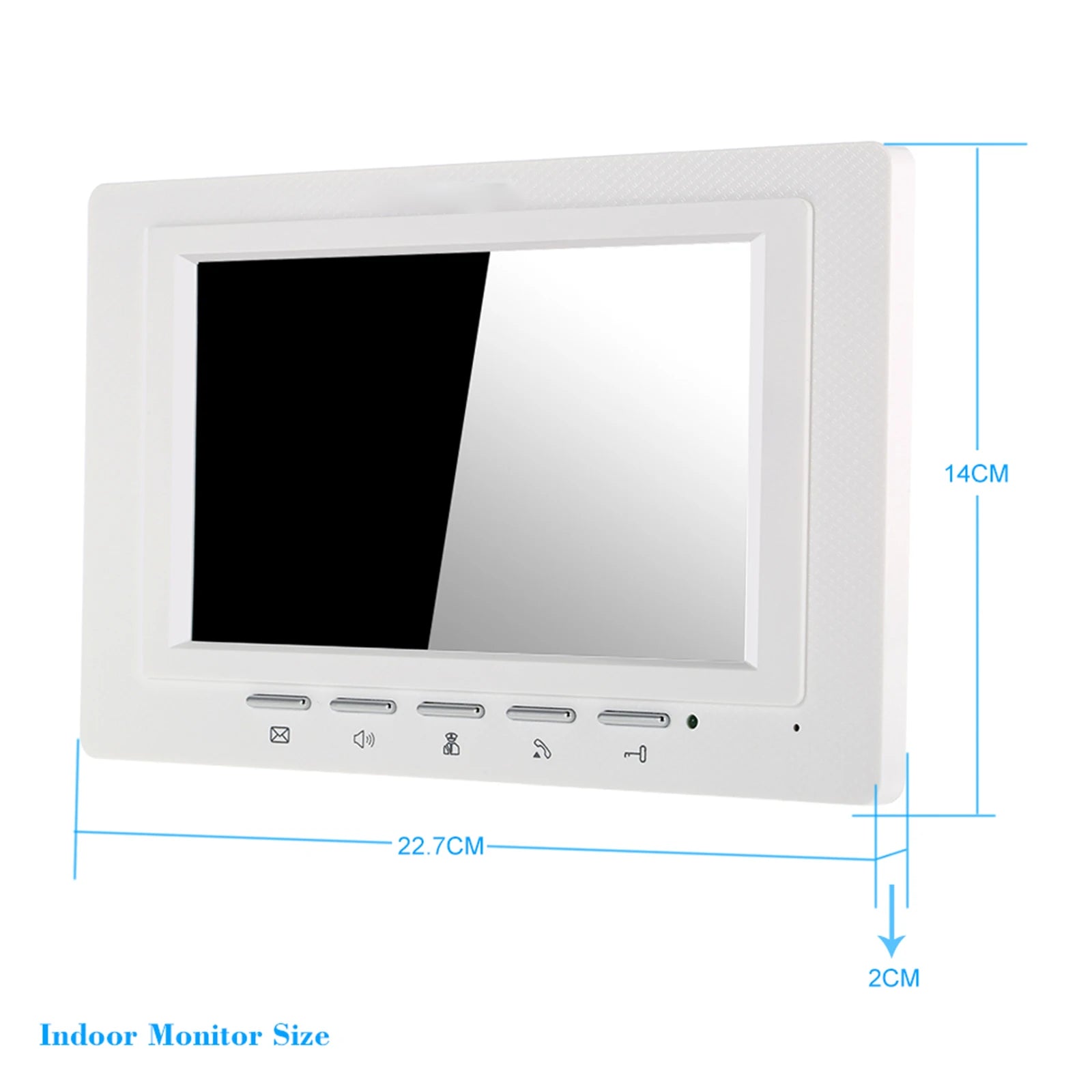 IR-CUT Outdoor Camera 7 inch Wired Video Doorbell Indoor Monitor Visual Intercom Two-way Audio Remote Unlock Video Door Phone