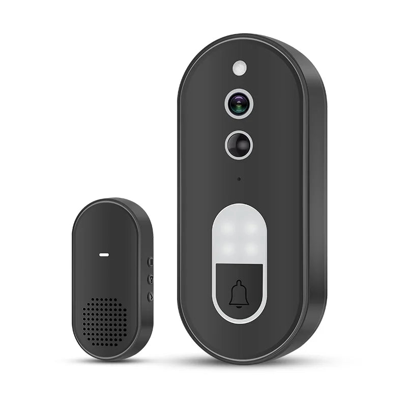 Tuya 1080P HD Wireless WiFi Video Doorbell Smart Home Security Camera Two Way Audio Night Vision Motion Detection IP65Waterproof