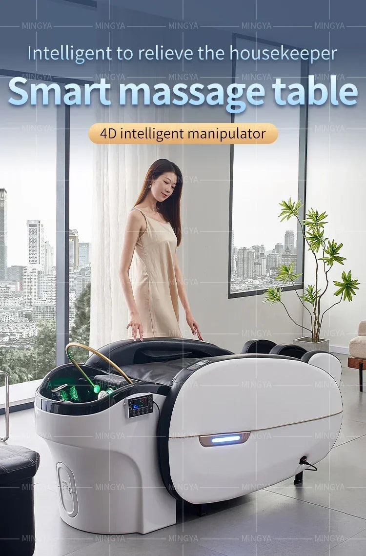 Electric Shampoo Bed – Ergonomic Salon Hair Washing Chair for Professionals Massage Chairs Tidesmit