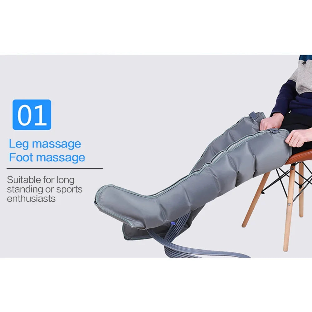 Lymphatic Drainage Machine: Electric Air Compression Leg Massager Body Shaping Massage Equipment Tidesmit