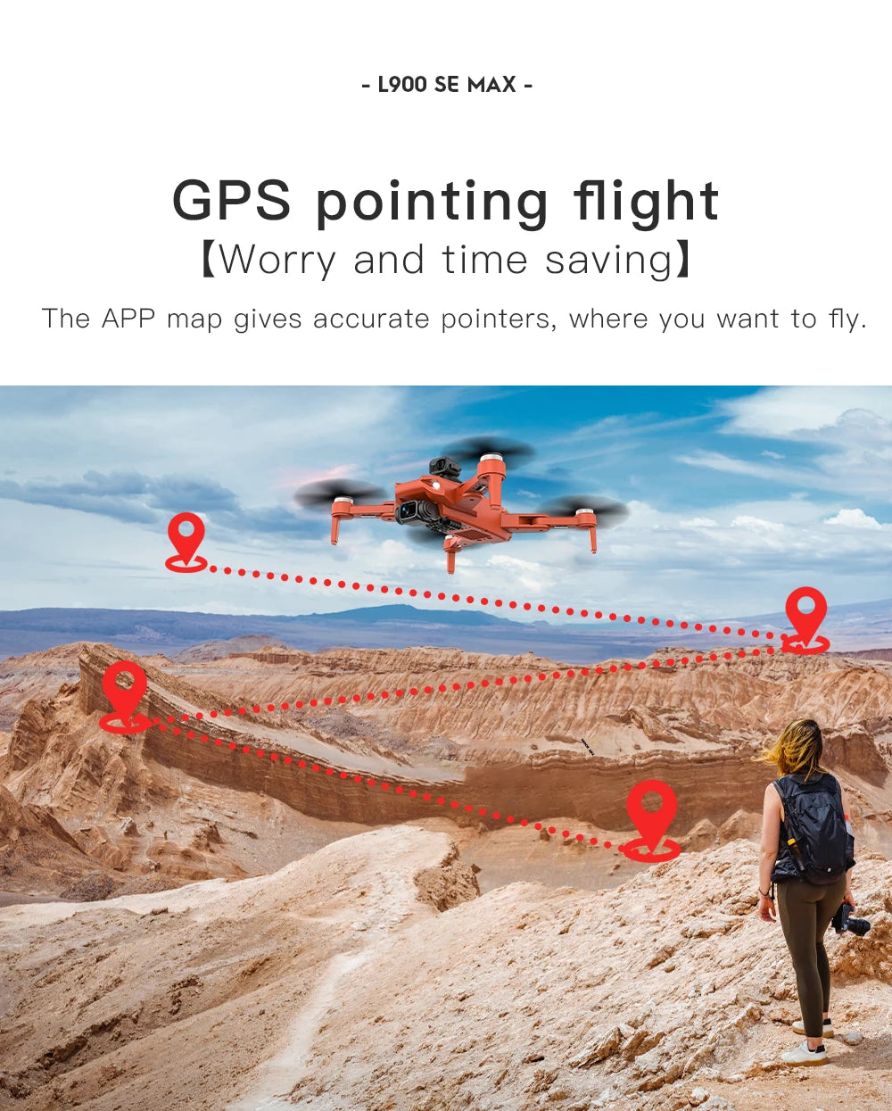 4K GPS Drone with Obstacle Avoidance and FPV Camera | Tidesmit Tidesmit