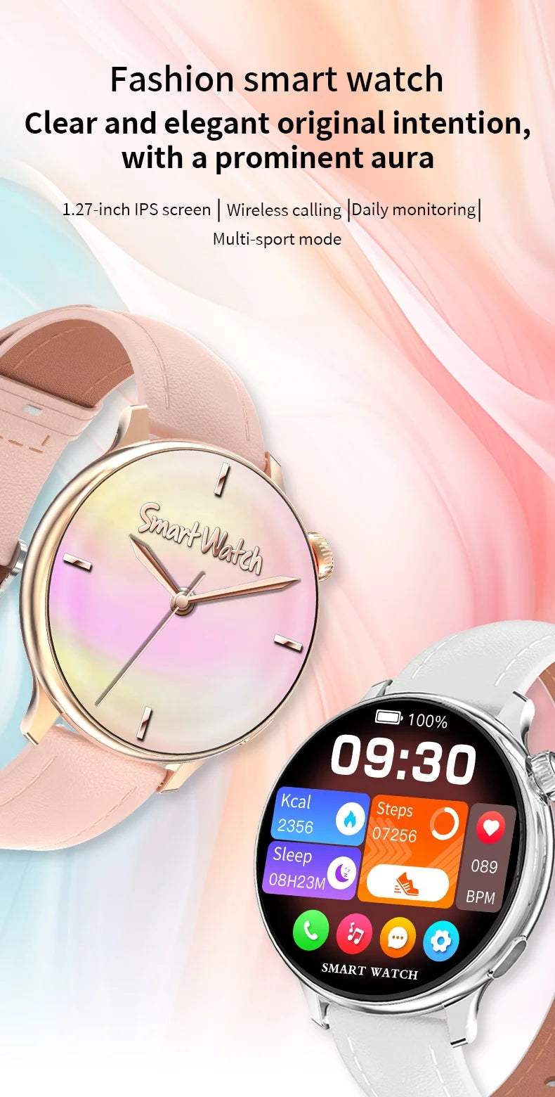 LIGE Sports Smart Watch for Women Wireless Call Heart Rate Sleep Monitor Multiple Sports Modes for Running Yoga Fitness Ladie