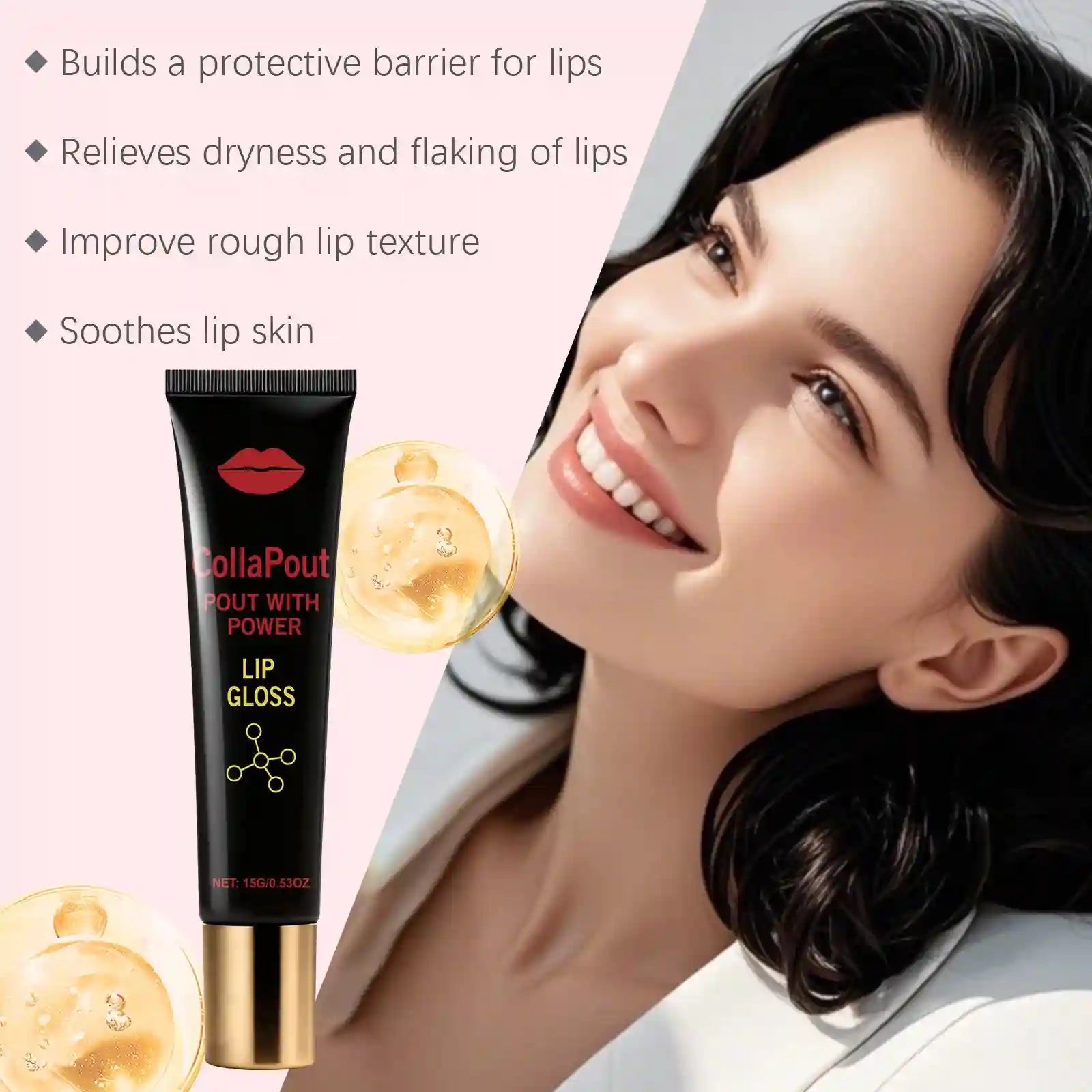 Lip Hydrating Serum - Nourishing Smoothing Lip Care (15g Essence) Lip Care Tidesmit