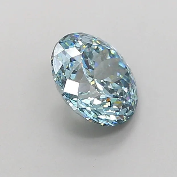 Portuguese Cut CVD Lab Diamond Fancy Vivid Blue VS1 Polish EX Excellent IGI Certified Loose Stone Premium Quality Rare Find