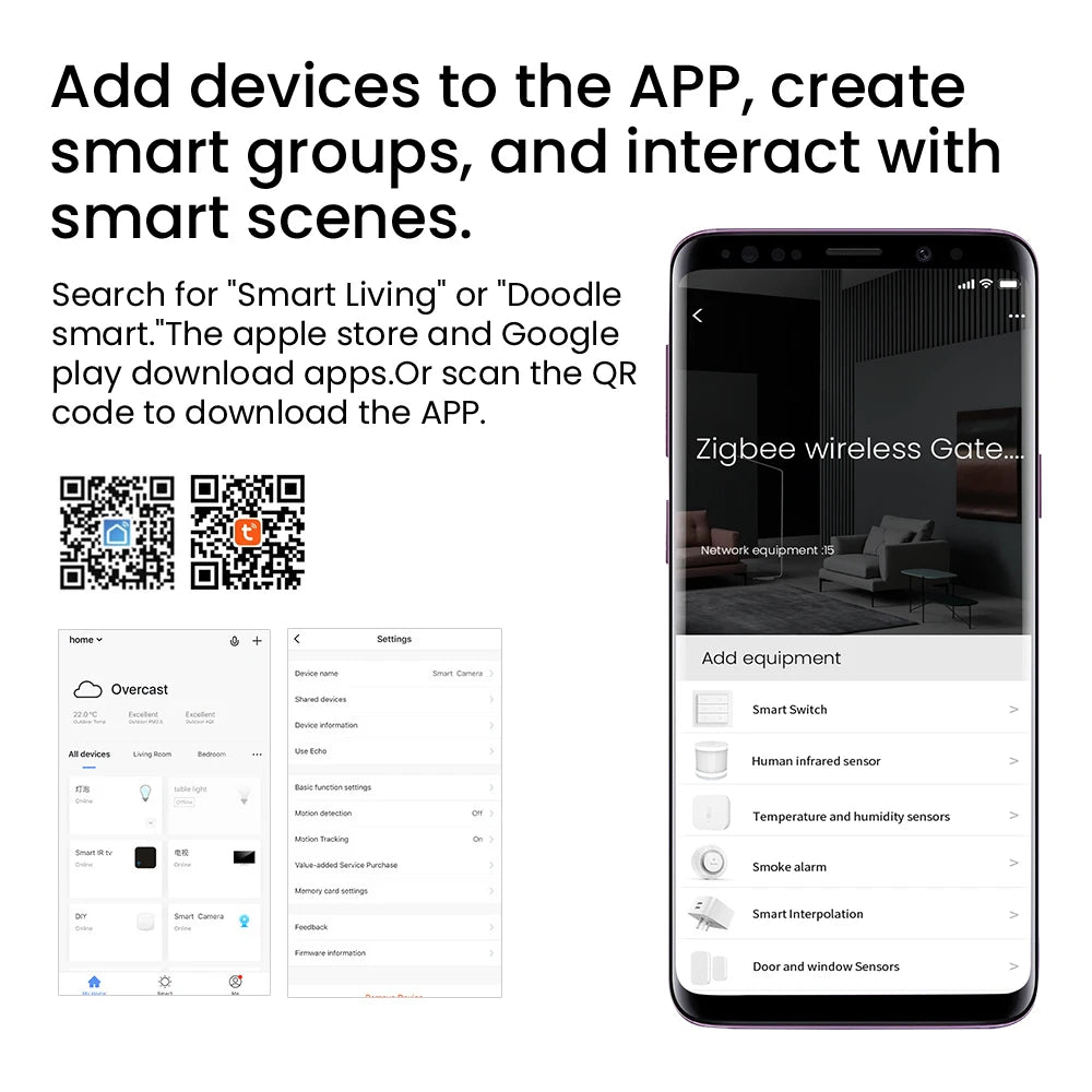 Tidesmit Smart Home Gateway Hub - ZigBee, WiFi & Bluetooth Bridge Tidesmit