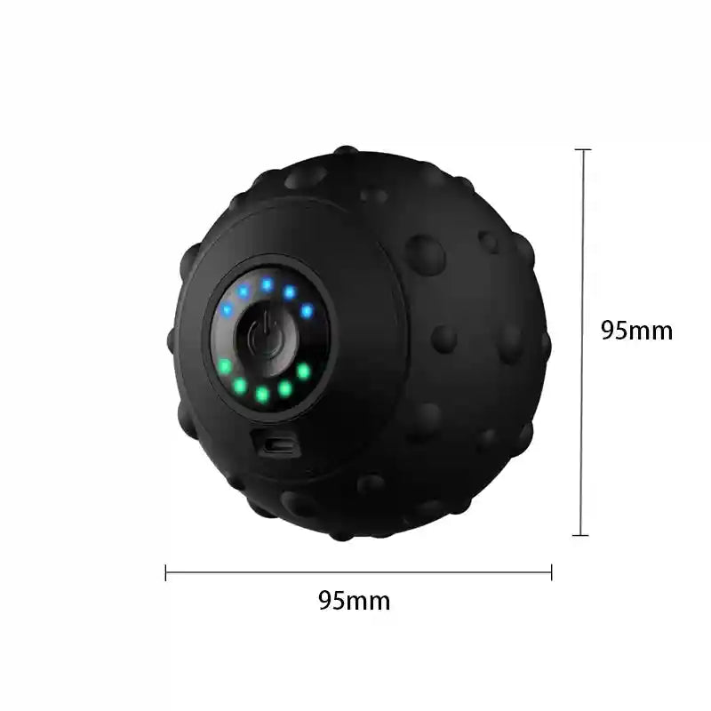 Vibrating Massage Ball: 5-Speed Deep Tissue Electric Muscle Roller Massage Roller 3601 Tidesmit