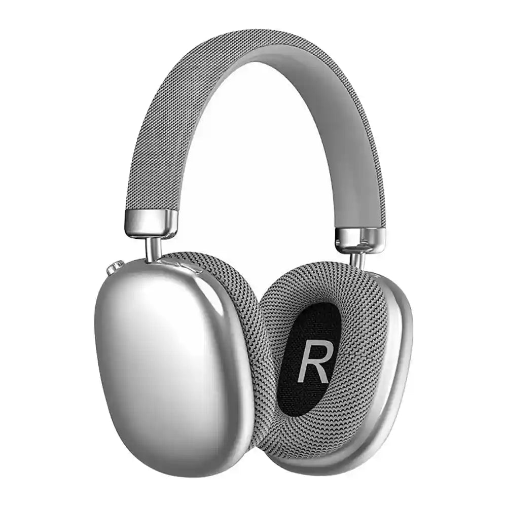 Tidesmit Wireless Over-Ear Headphones with Active Noise Cancellation Silver Tidesmit