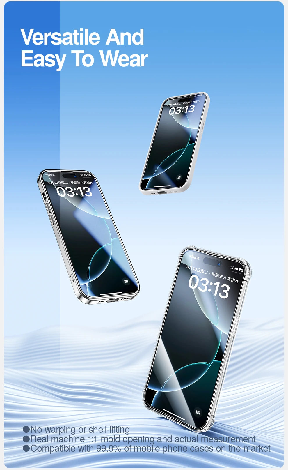 SmartDevil 1/2 PCS Dust-free Box Screen Protector for iPhone 17 Pro Max 17 Pro HD Tempered Glass Film for iPhone 17 Anti-scratch AE Tidesmit