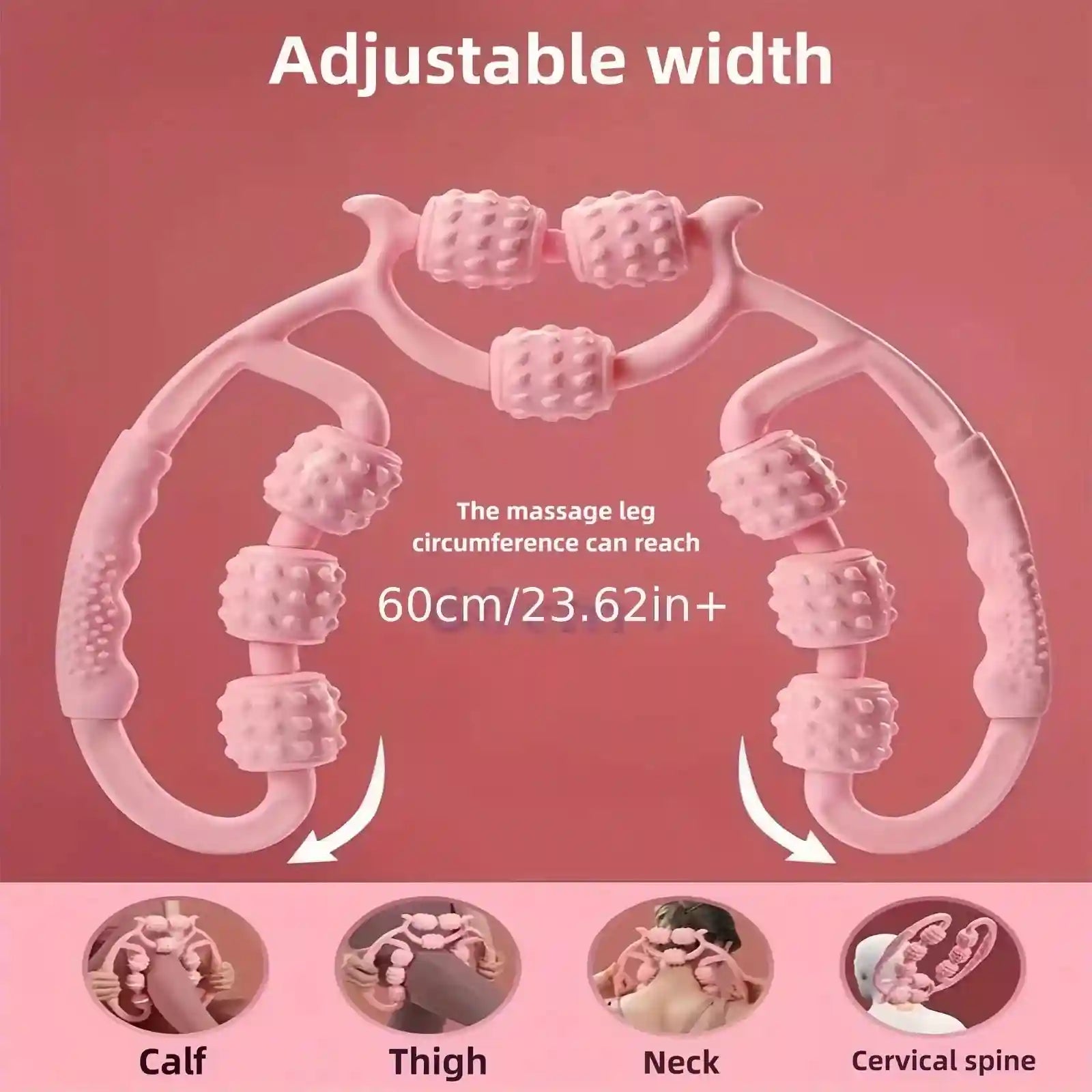 Deep Tissue Muscle Massage Roller - Portable Rechargeable Relief - 9lun Massage Roller Tidesmit