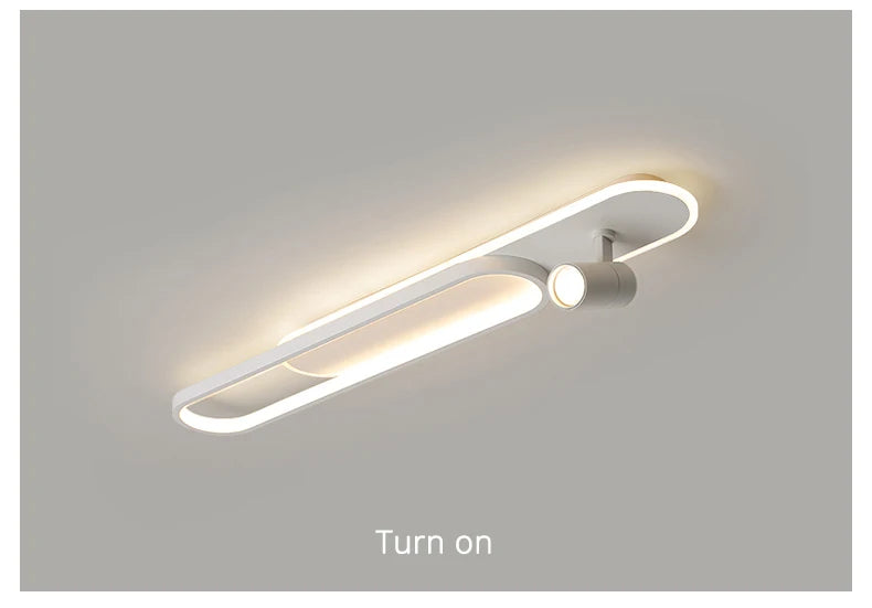Simple Led Ceiling Lights With Spotlight Modern Bedroom Study Room Black White Gold Ceiling Lamp Home Indoor Decor Lighting Lamp