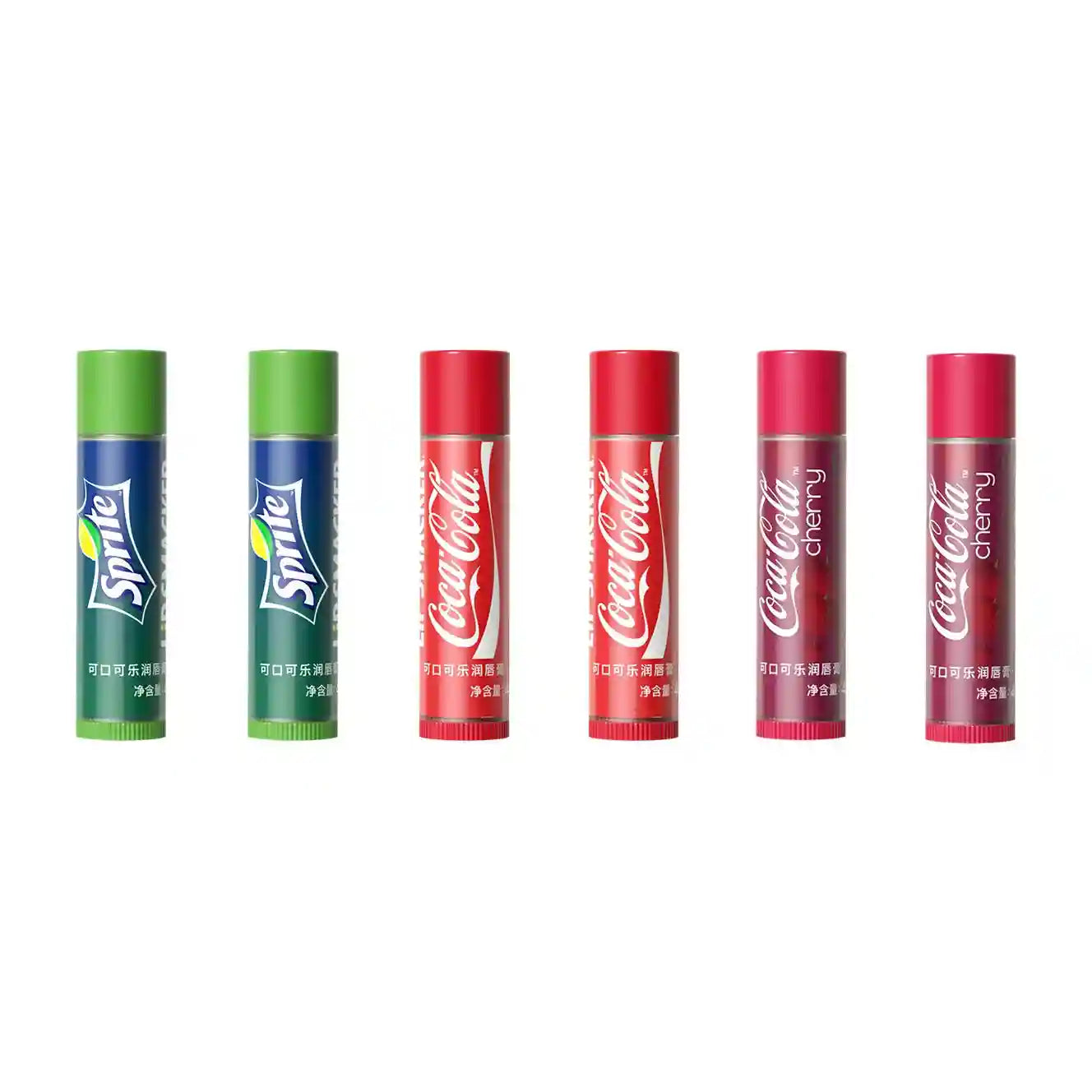 Coca-Cola Lip Balm Set: Moisturizing Daily Lip Care Treatment (6-10pcs) Lip Care 6pcs Tidesmit