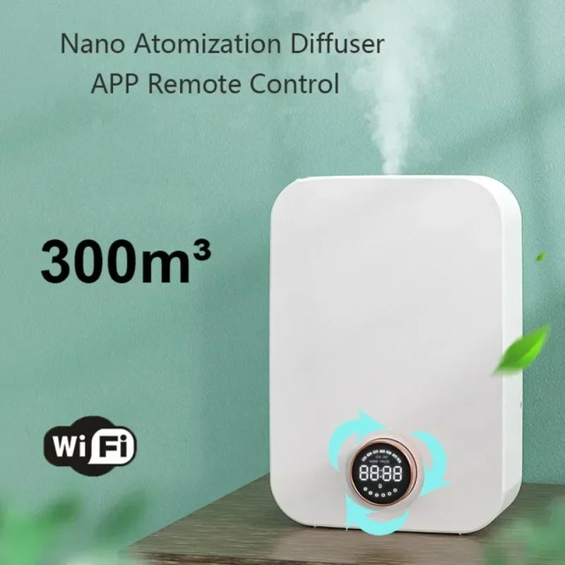 Smart Essential Oil Diffuser Fragrance Aromatherapy Scent Diffuser Machine Air Freshener Waterless Aroma Diffuser for Hotel