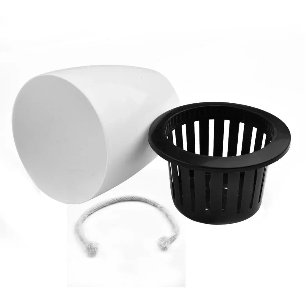 Lazy Flower Pot Self-Watering Plant Flower Pot Planter  For Soilless Planting Flowers Tabletop Bonsai Decor Home Garden Supplies